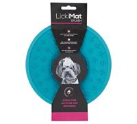 LickiMat Splash Turquesa Cuenco De Goma 20cm Para Perros, Alimentar & Bañar