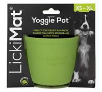 LICKIMAT Yoggie Pot - Distracción y enriquecimiento, dispensador de golosinas de larga duración para perros de todos los tamaños, alimentación lenta para pequeños