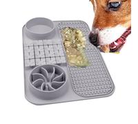 Licking Mat for Dog, Licking Mat for Dogs with Wet Food, Dog for Puzzles, Portable Dog Licking Mat, Dog Licking Mat for Senior Dogs, Safe Dog Licking Mat, for Dogs