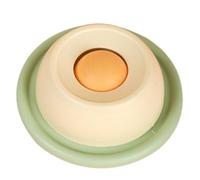 Licking Plate For Dogs - Rotating | Interactive Slow Feeder with Anti Vomiting Function, Pet Enrichment Tool with Cat Use, Yellow Puzzle Feeding Plate For Training Stress Relief