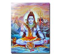 Licnay Diamond Painting Dioses Hindúes Shiva Kit Completo Regalo De Gran Tamaño Mosaico Decoración DIY 5D Rhinestone Bordado Arte Artesanía Punto De Cruz Diamante Completo,Taladro Redondo,70x90cm