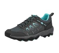 Lico 210099 Mujer Zapatos de Low Rise Senderismo, Gris (Anthrazit/Türkis Anthrazit/Türkis), 38 EU