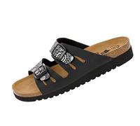Lico Bioline Lady Classic, Zapatillas de Estar por casa Mujer, Black Silber, 39 EU