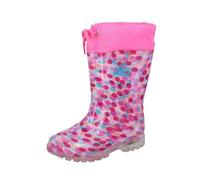 LICO Botas de lluvia 'Power Blinky' turquesa / rosa / magenta, Talla 34