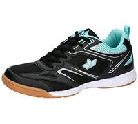 Lico Airsoft Indoor, Zapatillas de Gimnasia Unisex Adulto, Negro Turquesa Plata, 39 EU