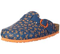 Lico Bioline Clog Kids, Zuecos, Blau/Orange, 34 EU