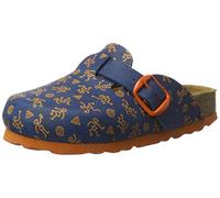 Lico Bioline Clog Kids, Zuecos Unisex Adulto, Blau/Orange, 37 EU