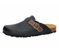 Lico Bioline Clog Style - Pantuflas para hombre, negro y marrón, 46 EU