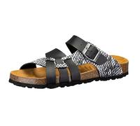 Lico Bioline Flora, Pantuflas Mujer, Schwarz, 40 EU