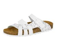 Lico Bioline Flora, Zapatillas de Estar por casa Mujer, Weiß/Silber, 36 EU