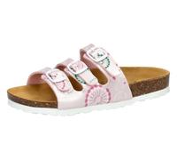Lico Bioline Flower Kids, Sabot, Rosa y Blanco, 32 EU