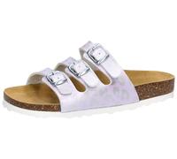 Lico Bioline Kids, Zuecos Unisex niños, Lila y Plateado, 30 EU