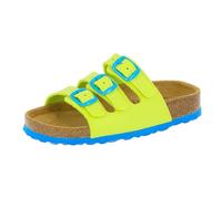 Lico Bioline Kids, Zuecos Unisex para Niños, Amarillo (lemon/blau), 29 EU (11 Kinder UK)