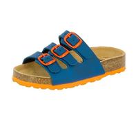 Lico Bioline Kids, Zuecos Unisex para Niños, Azul (marine/orange), 38 EU (5 Kinder UK)
