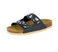 Lico Bioline Kids, Zuecos Unisex para Niños, negro/blanco, 35 EU (2.5 Kinder UK)