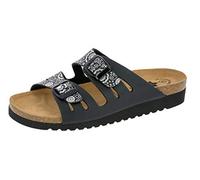 Lico Bioline Lady Classic, Zapatillas de Estar por casa Mujer, Black Silber, 36 EU