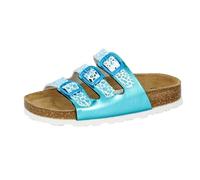 Lico Bioline Trendy, Zapatillas de Estar por casa Niñas, Türkis/Weiß, 33 EU