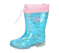 Lico Botas de agua Power Blinky para niña, color Turquesa, talla 31 EU