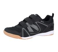 Lico Fit Indoor V, Zapato de Tribunal Interior Unisex Adulto, Negro y Gris, 36 EU