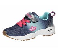 Lico Florina VS - Zapatillas de Deporte para niña, Color Azul Marino/Turquesa/Rosa, Talla 25 EU, Azul Marino Turquesa Rosa, 25 EU