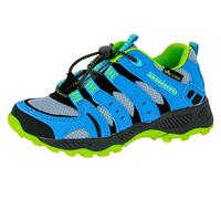 Lico Fremont, Zapatillas Unisex niños, Azul/Gris/Verde (Gris Grau Blau Lemon), 30 EU