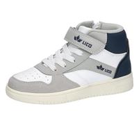 Lico Jungen Chad VS High Zapatillas Deportivas Unisex para niños, Color Blanco/Gris/Azul Marino, Talla 29 EU, Blanco Gris Armada, 29 EU