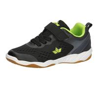 Lico Key VS, Zapatillas de Interior Unisex niños, Schwarz/Anthrazit/Lemon, 27 EU