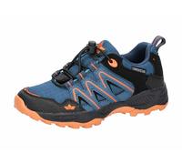 Lico Leander - Zapatillas de Trekking, Color petróleo/Negro/Naranja, Talla 31 EU, Azul petróleo, Negro y Naranja., 31 EU