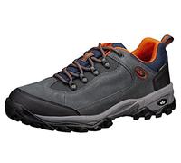 Lico Milan Low, Zapatillas para Correr de Diferentes Deportes Unisex Adulto, Gris Antracita/Naranja, 47 EU