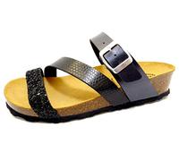 Lico Natural Glitter, Mules Mujer, Negro (Schwarz Schwarz), 38 EU