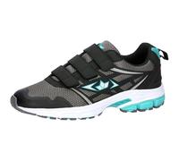 Lico Pelias V, Zapatillas para Correr Unisex Adulto, Gris, Negro y Turquesa, 38 EU