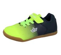 Lico - Sambo Vs, Zapato de Tribunal Interior Unisex Niños, Marine/Lemon, 32 EU