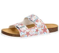 Lico Sandalias Bioline Platino para Mujer, Color Blanco/Multicolor, Talla 38 EU, Blanco Colorido, 38 EU