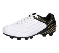 Lico Soccer Champ, Botas de fútbol, Blanco Negro Oro, 30 EU