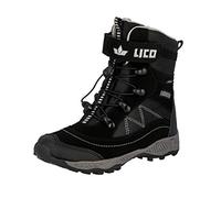 Lico Unisex Niños Sundsvall Vs Botas de nieve, negro y gris, 34 EU