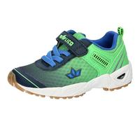 Lico Zapatillas de gimnasia Barney Vs Unisex niños Azul marino y verde 29 EU
