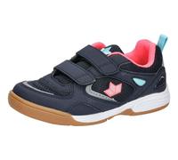 Lico Zapatillas de Deporte Unisex para niños Siro V, Azul Marino, Rosa y Turquesa., 36 EU