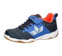 Lico Zapatillas Deportivas Unisex para niños, Azul Marino Naranja, 40 EU