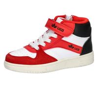 Lico Zapatillas Unisex para niños Chad Vs High, Blanco Rojo Negro, 35 EU