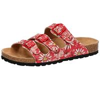 Lico Zapatillas Veganas Bioline Flower para Mujer, Rojo, 36 EU
