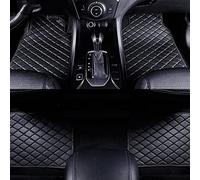 LICOME Alfombrillas de Coche para Volkswagen Touareg 2019-2024 LHD, Cuero Alfombras de Coche Moqueta Impermeable Personalizadas, Todo Clima Protección Forro de Piso de Coche,B Black