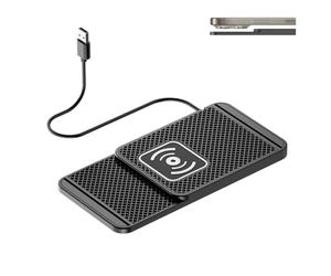 LICOME Cargador Inalámbrico para Coche para Audi TT Coupe TT Roadster TTS Coupe, Soporte para Tablero y Consola Central, Base Antideslizante, Uso en Coche y Escritorio,A USB 30cm
