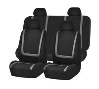 LICOME Fundas Asientos Coche para Smart Forfour 2004 2005 2006 2007, Completo Juegos Cubreasientos Protectores Delanteros y Traseros, Cómodo Forro de Asientos Coche,D Grey
