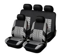 LICOME Fundas de Asiento de Coche para Hyundai Sonata 2004-2009, Juego Completo Delanteros y Traseros, Transpirables Antideslizantes Protector Cubreasientos,B Grey