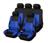 LICOME Fundas de Asiento de Coche para VW Sharan Caddy Caddy Maxi T Cross, Juego Completo Delanteros y Traseros, Transpirables Antideslizantes Protector Cubreasientos,D Blue