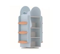 LICONG-2020 Atril para Libros Estantería giratoria de Madera Maciza de Ballena, estantería de 360 Grados, área de Lectura de Estante de Libros de imágenes Verticales for el hogar Estantería