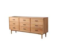 LICONG-2020 Cajones Cómoda Aparador de Comedor for el hogar Dormitorio en Almacenamiento contra la Pared Gabinete Almacenamiento Sala Estar Varios Niveles con gabinete cajones Nueve