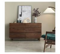 LICONG-2020 Cajones Cómoda Armario de Madera Maciza for el hogar, Almacenamiento Pared del Dormitorio, mesita Noche, en habitación, gabinete Seis cajones