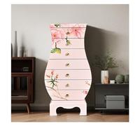 LICONG-2020 Cajones Cómoda Cómoda de 7 cajones, cómoda Madera for Armario, Moderna for Dormitorio, organización y Almacenamiento Oficina, Muebles(Pink)