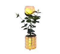 LICONG-2020 Lámpara de mesa Lámpara de botella rosas for el hogar, hotel, decoración escritorio, cabecera cama, luz noche